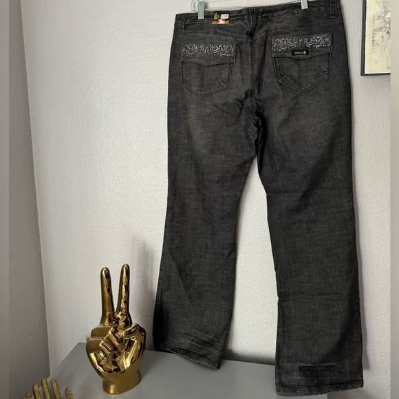 NWT Sasson ⭐️ Stardust Vintage 90’s Jeans With Rhinestones & Embroidery.  S-16. - Picture 1 of 14